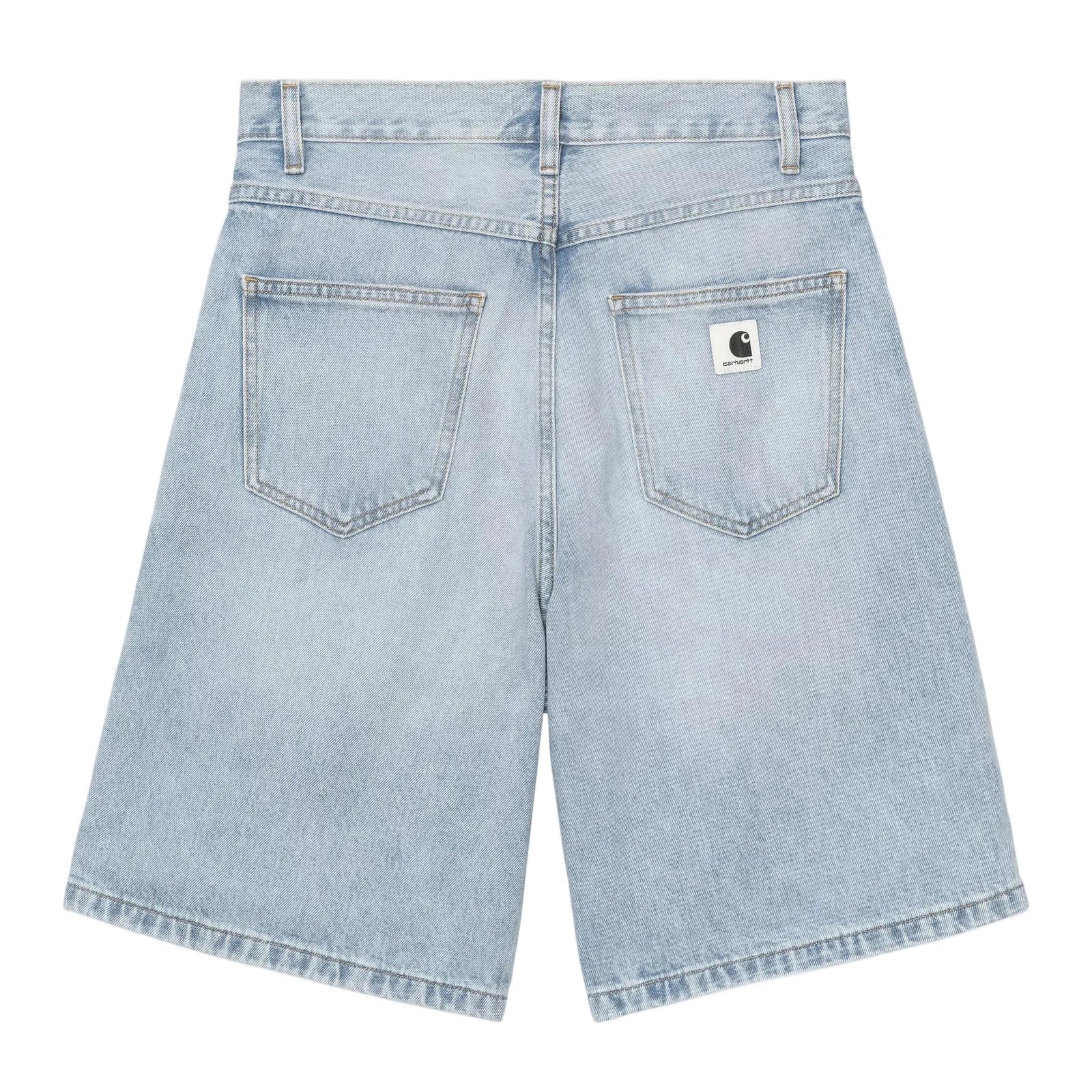 Women's Brandon Short / carhartt wip / Blue, Heavy worn bleached