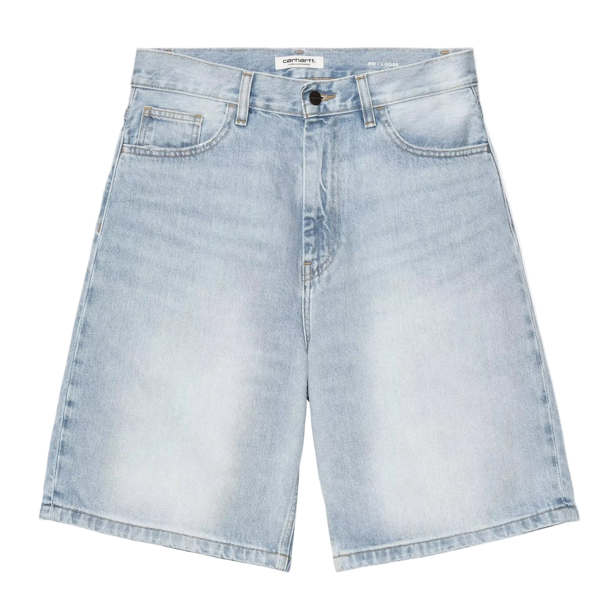 Women's Brandon Short / carhartt wip / Blue, Heavy worn bleached