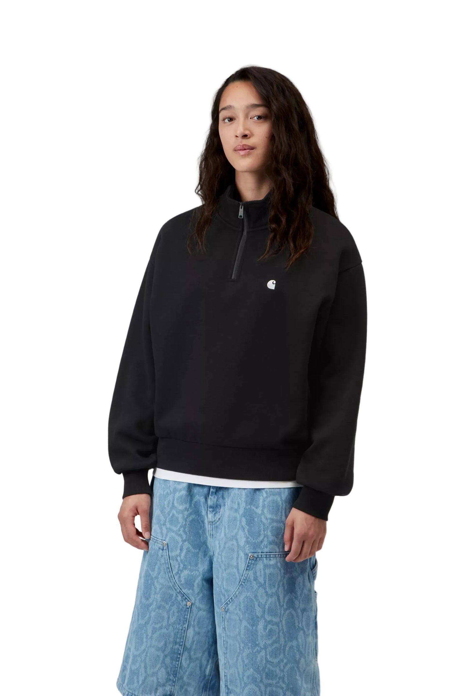 Women's Casey High Neck Sweatshirt / carhartt wip / black