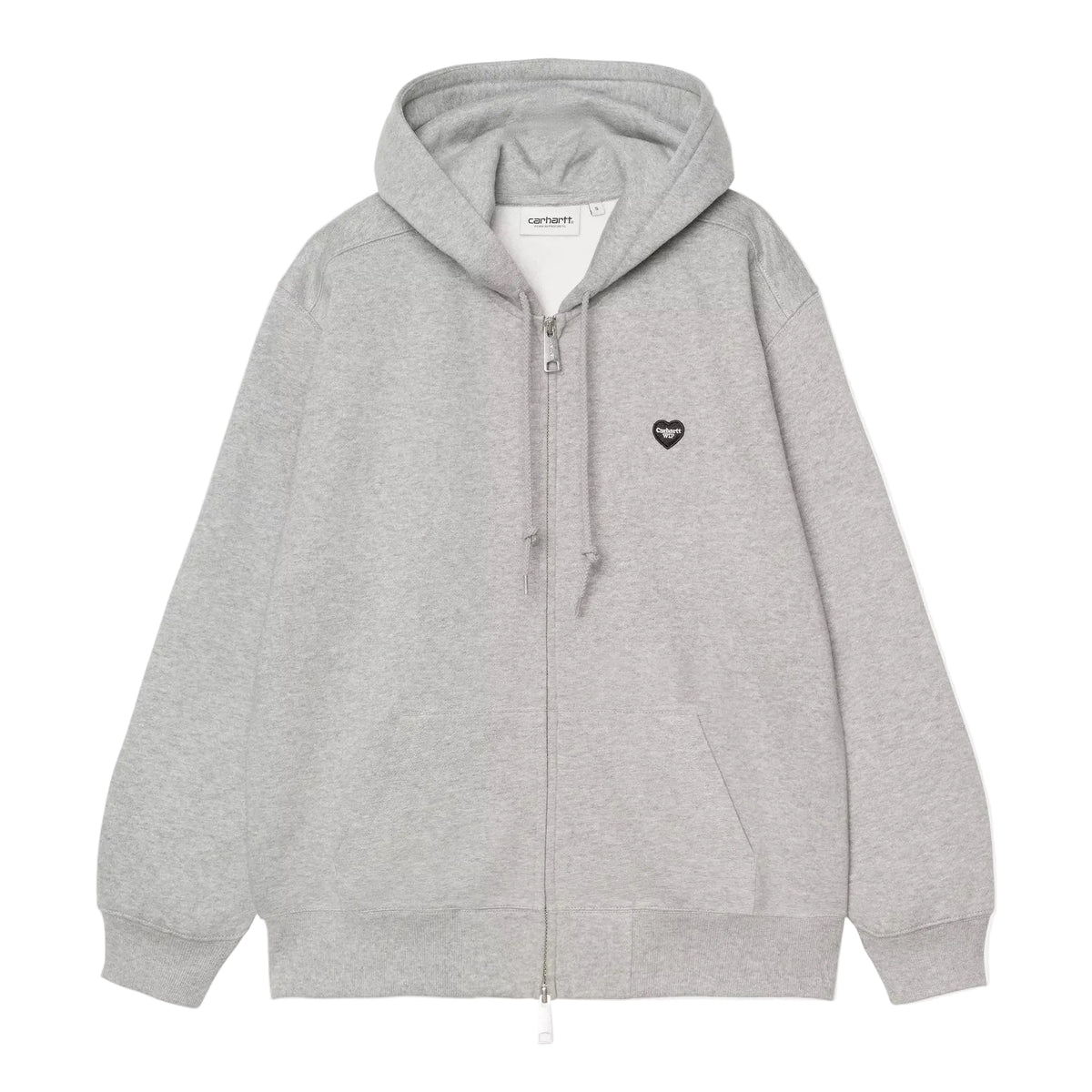 Women's Hooded Small Heart Patch Jacket / carhartt wip / Grey Heather