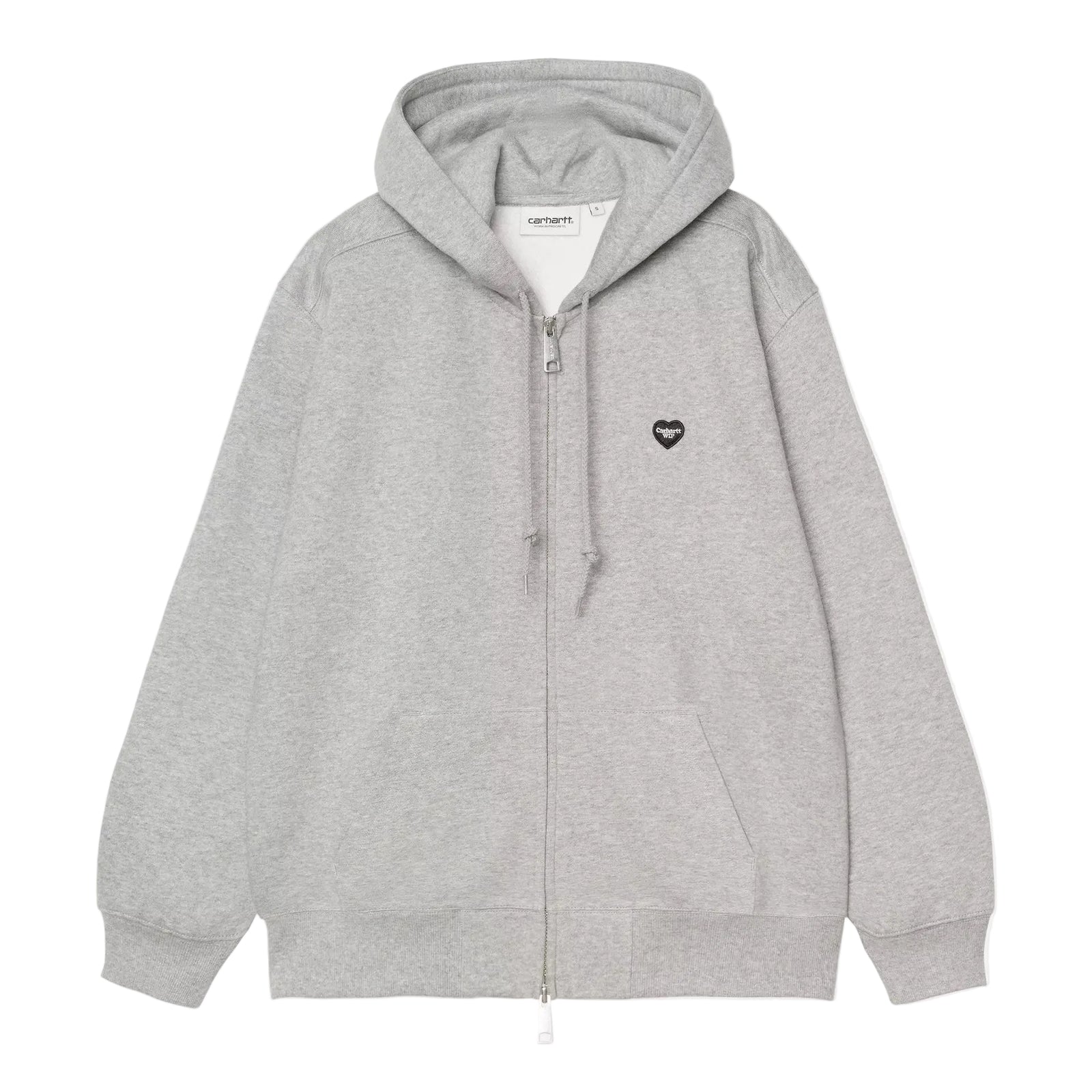 Women's Hooded Small Heart Patch Jacket / carhartt wip / Grey Heather