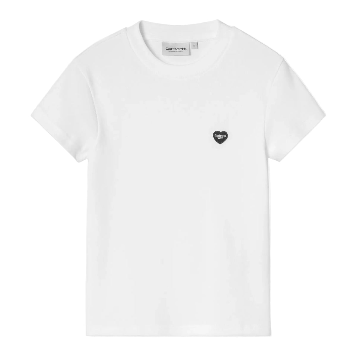 W' S/S Small Heart Patch T-Shirt White  / carhartt wip