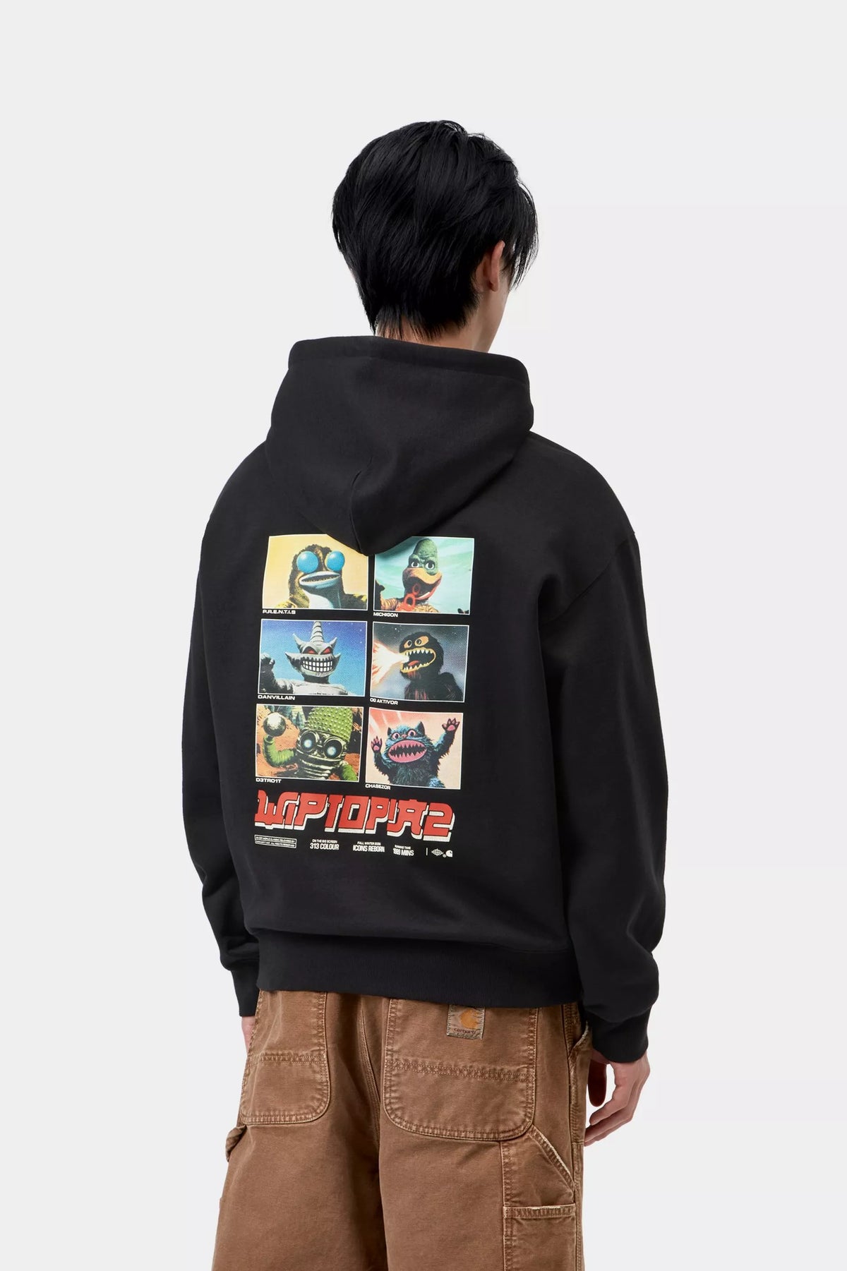 Hooded Wiptopia 2 Sweat / CARHARTT WIP / BLACK
