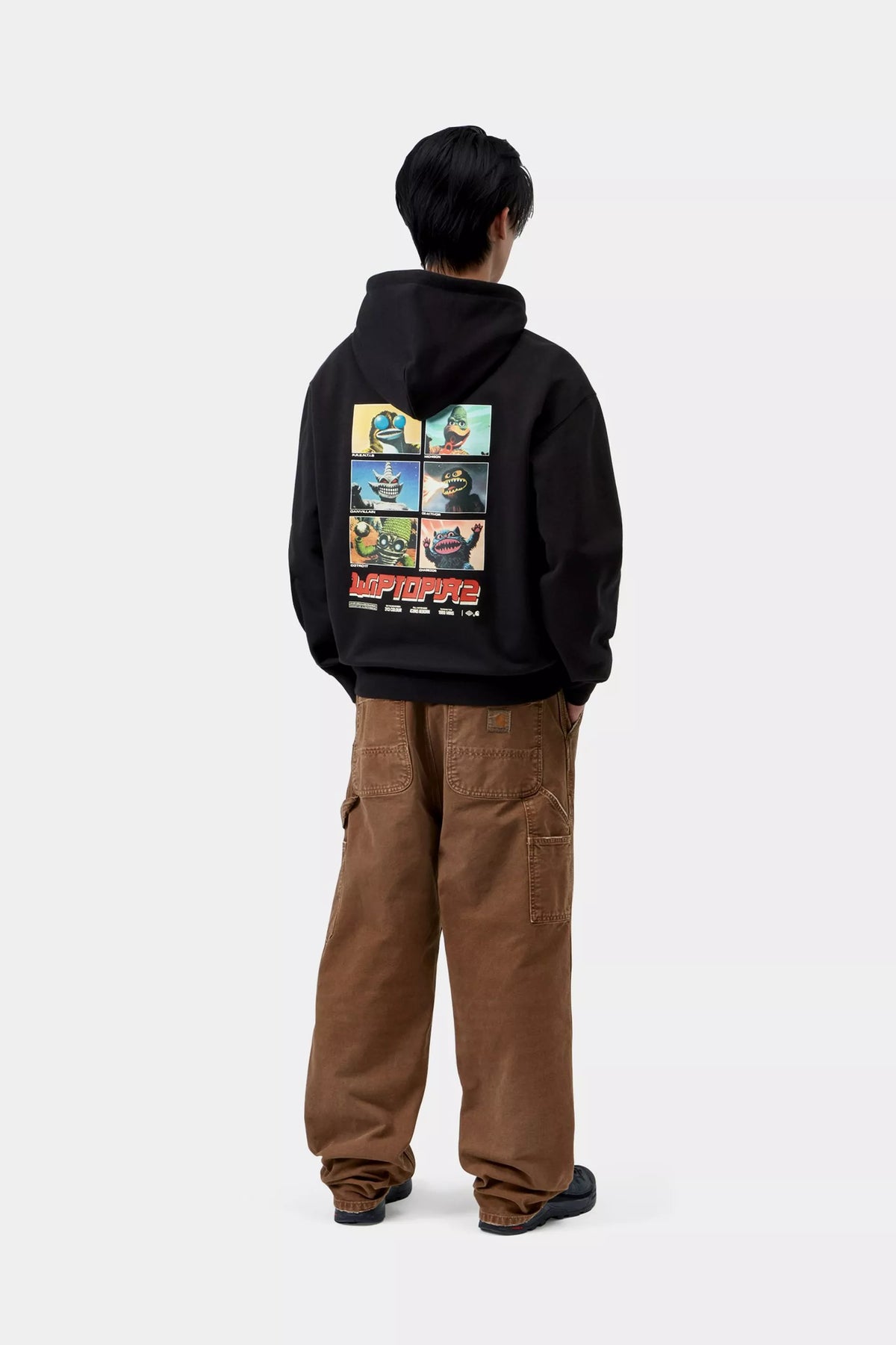 Hooded Wiptopia 2 Sweat / CARHARTT WIP / BLACK