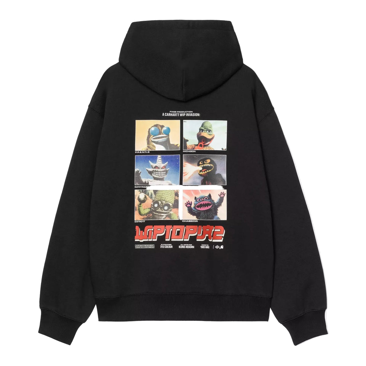 Hooded Wiptopia 2 Sweat / CARHARTT WIP / BLACK