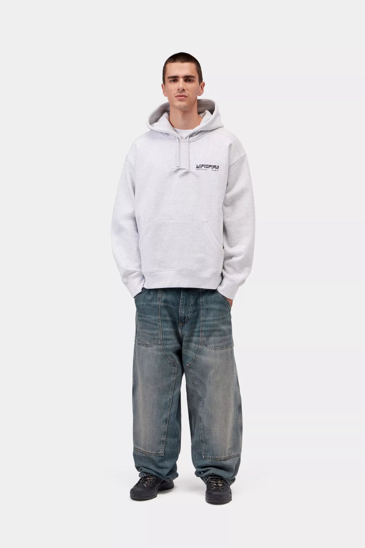 Oakland Pant / carharttb wip/ Blue, Worn used wash