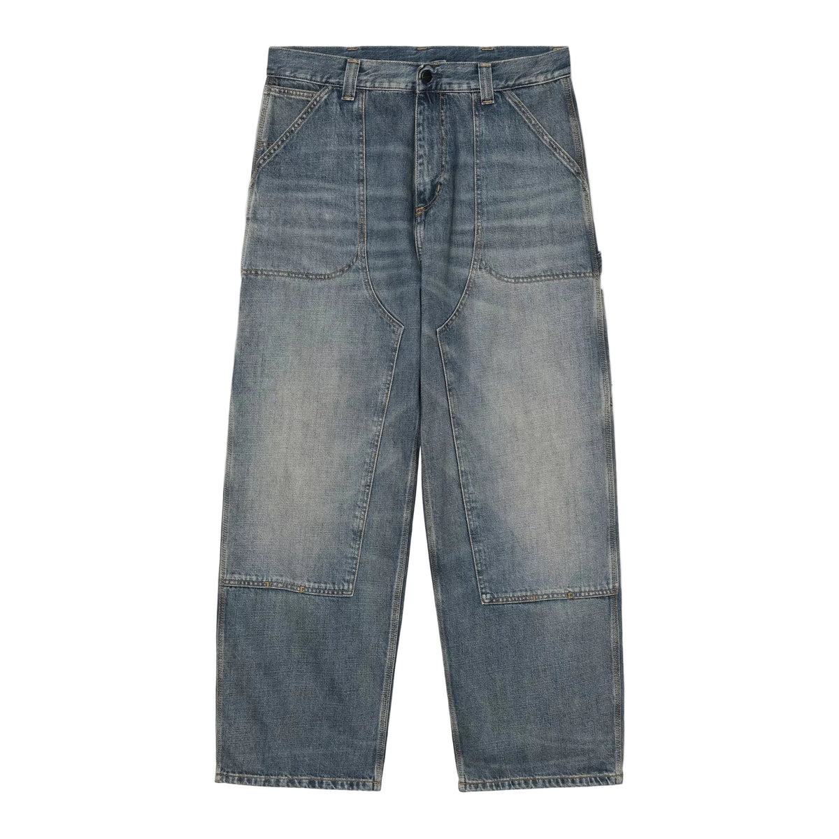 Oakland Pant / carharttb wip/ Blue, Worn used wash
