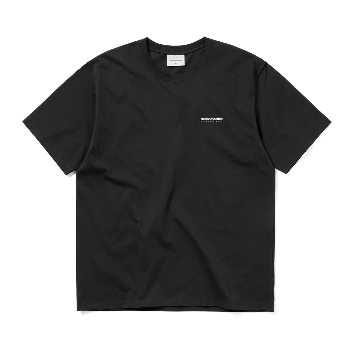 INTL. Logo Tee Black / THISISNEVERTHAT