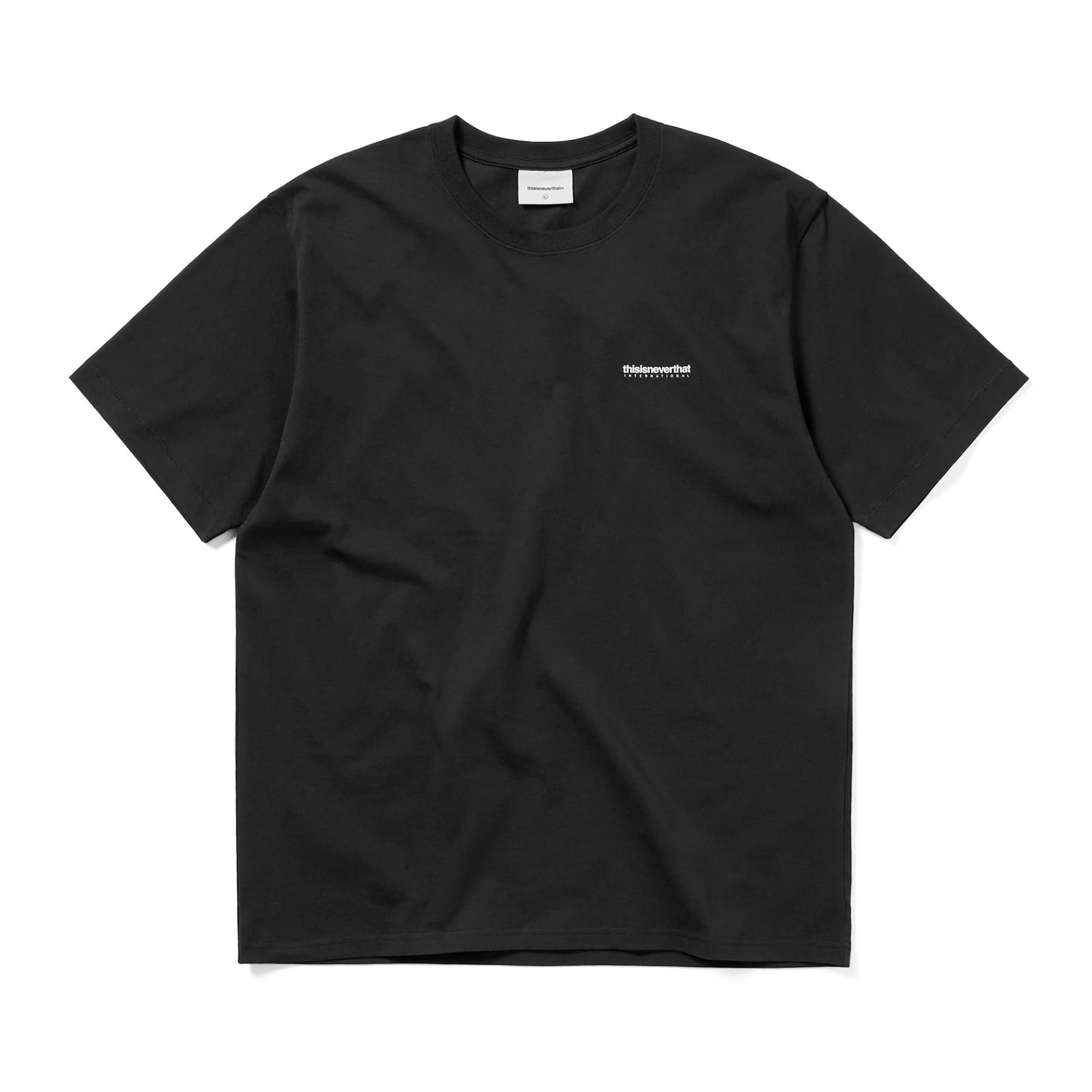 INTL. Logo Tee Black / THISISNEVERTHAT