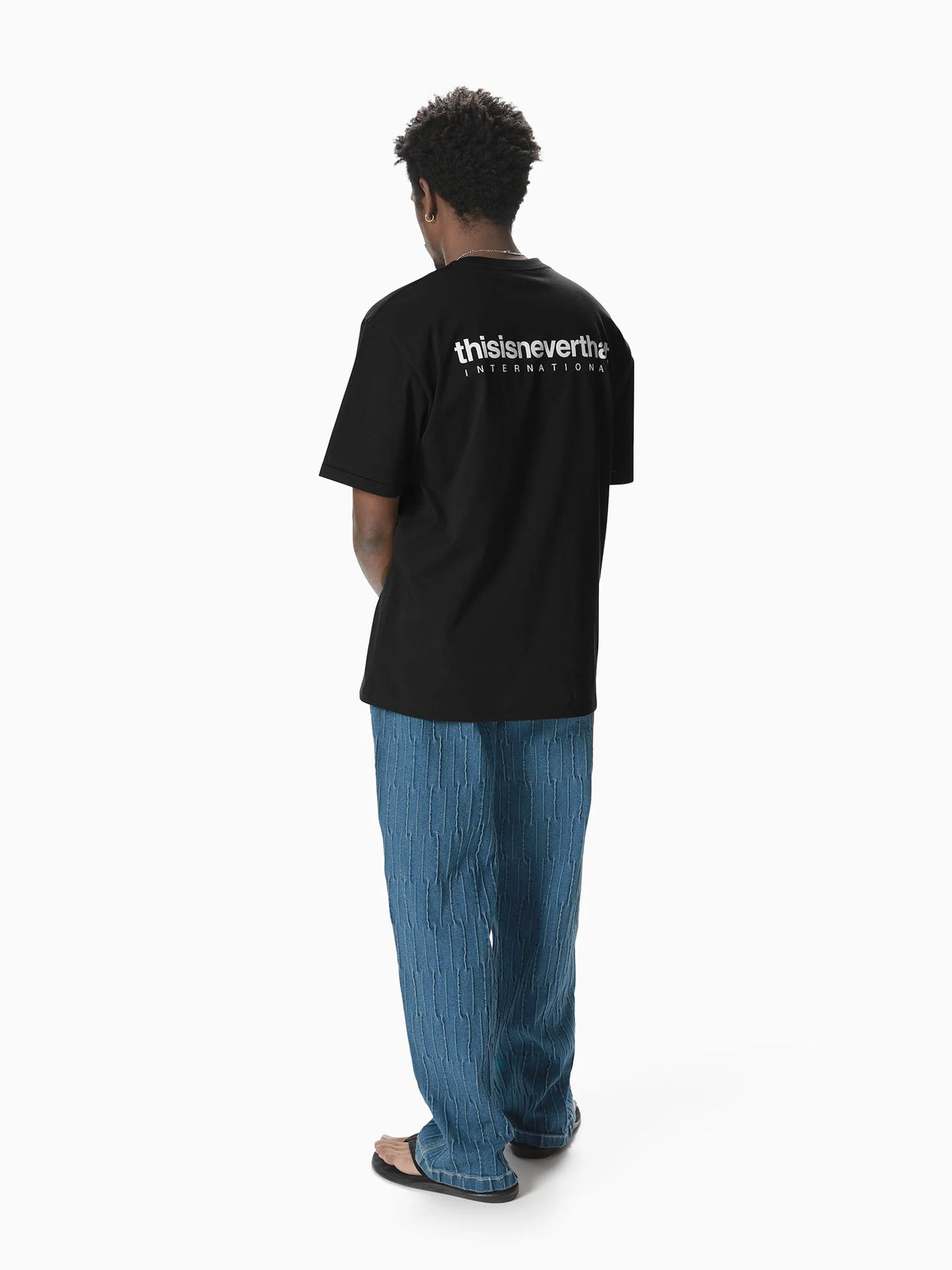 INTL. Logo Tee Black / THISISNEVERTHAT