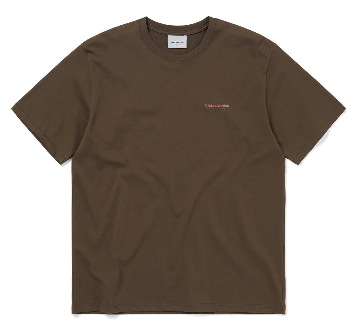 INTL. Logo Tee Brown / THISISNEVERTHAT