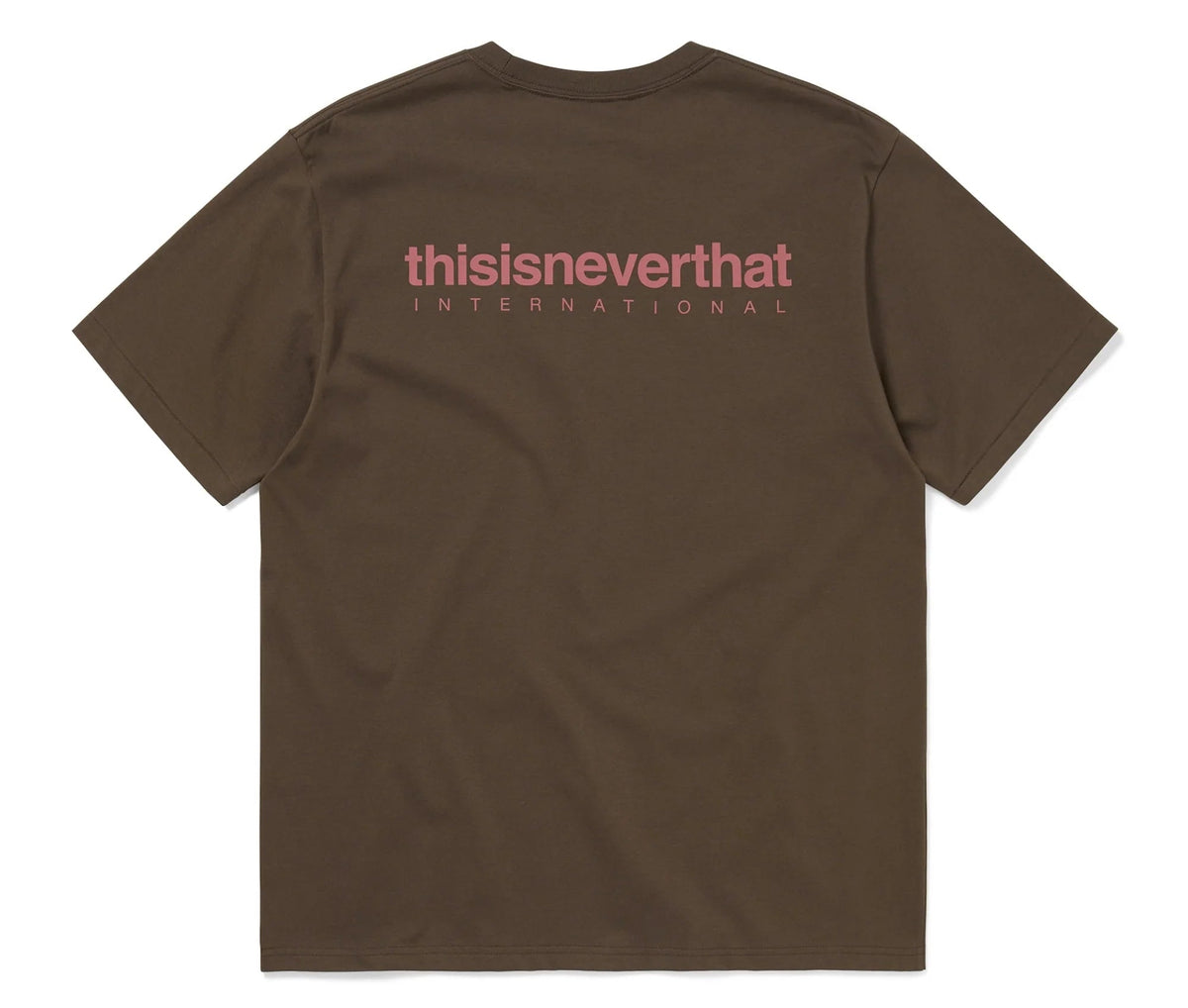 INTL. Logo Tee Brown / THISISNEVERTHAT