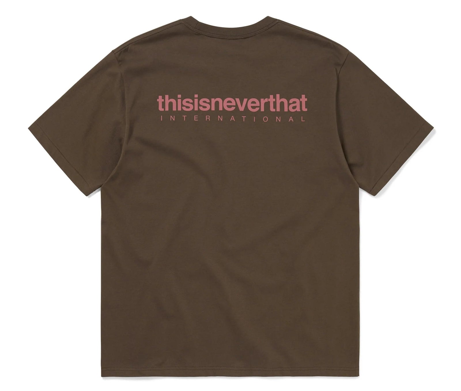 INTL. Logo Tee Brown / THISISNEVERTHAT