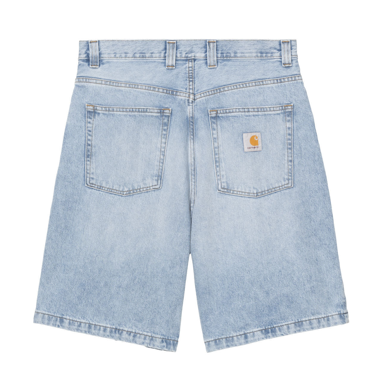 Brandon Short / carhartt wip / blue heavy worn bleached