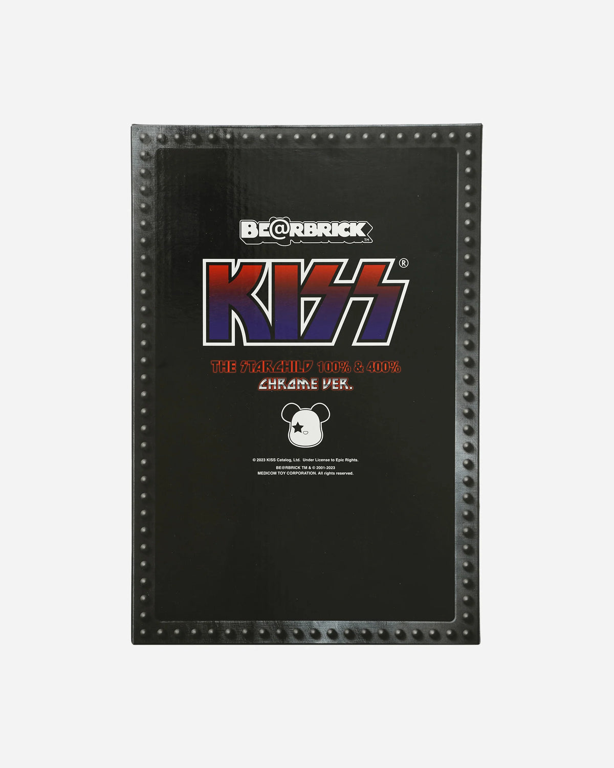 MEDICOM TOY / 100%+400% KISS STARCHILD CHROME BE@RBRICK