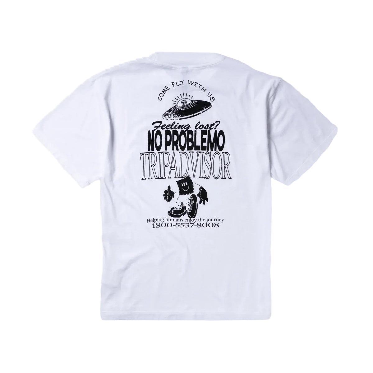 trip advisor ss tee / no problemo / white