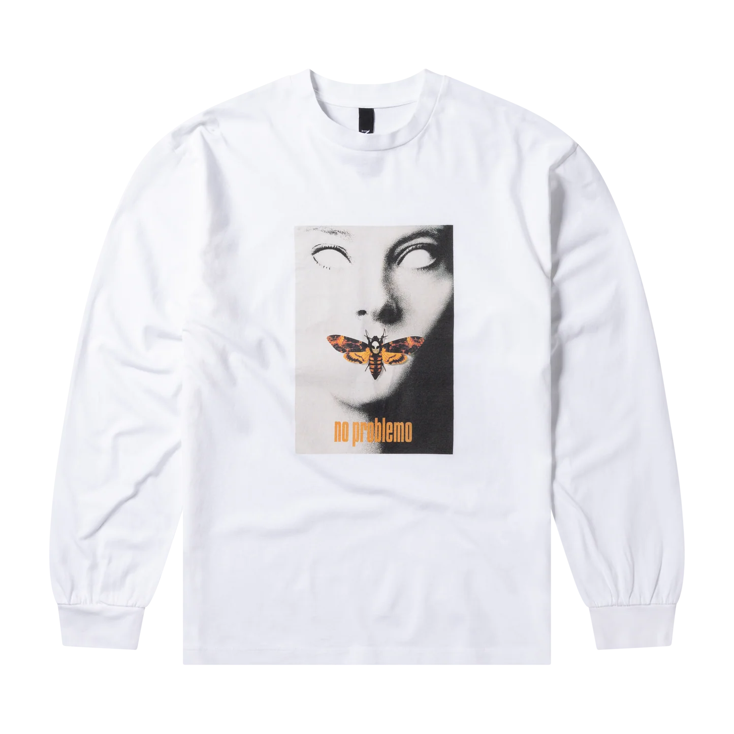 No Silence LS Tee / no problemo / white