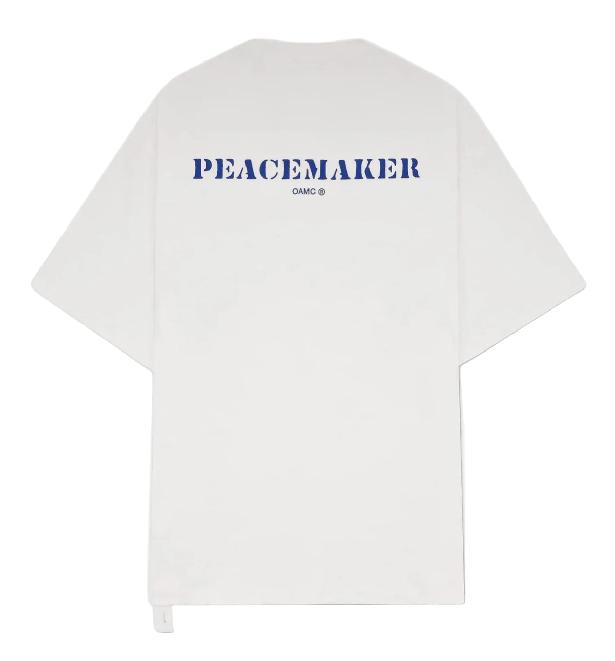 Stencil Print Pocket T-Shirt White / peacemaker oamc