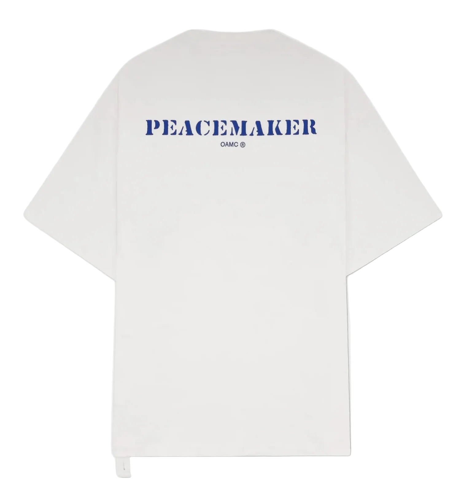 Stencil Print Pocket T-Shirt White / peacemaker oamc