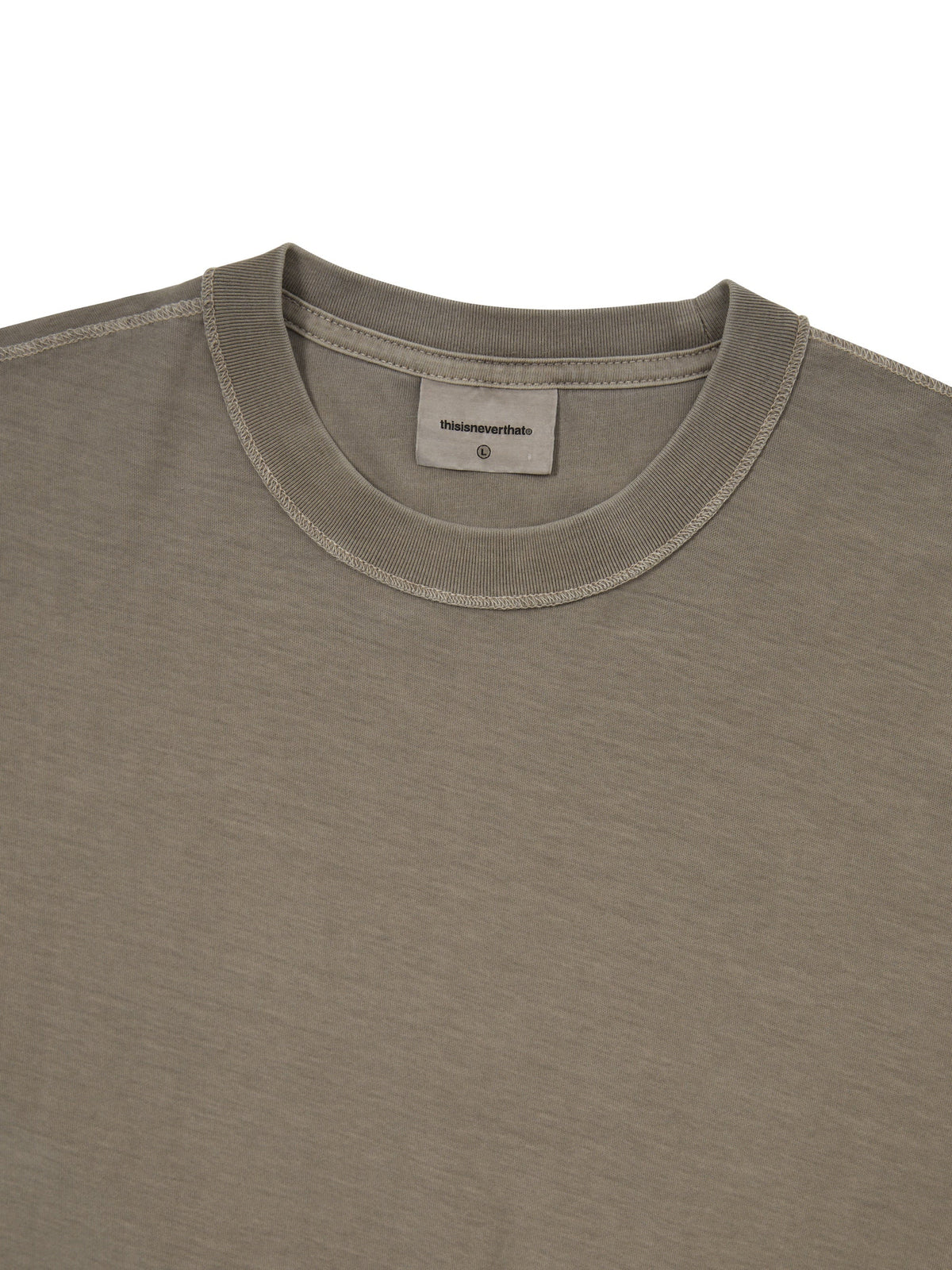 Overdyed Reverse Tee Desert Grey / thisisneverthat