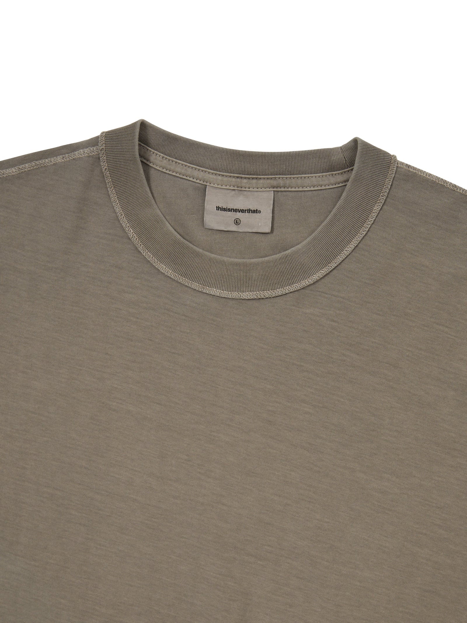 Overdyed Reverse Tee Desert Grey / thisisneverthat