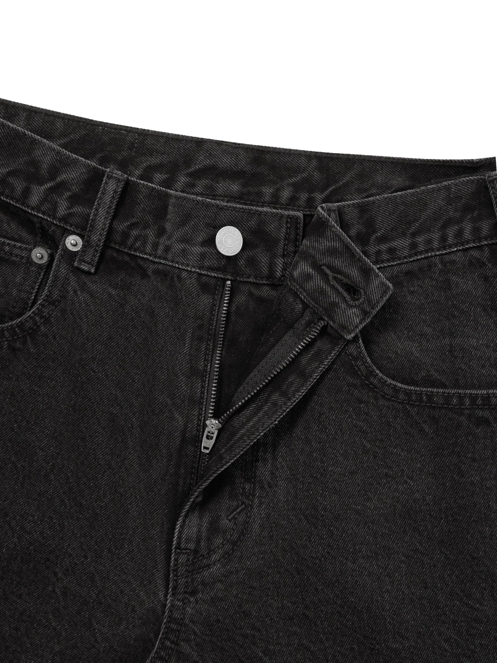 Relaxed Denim Short Black / THISISNEVERTHAT