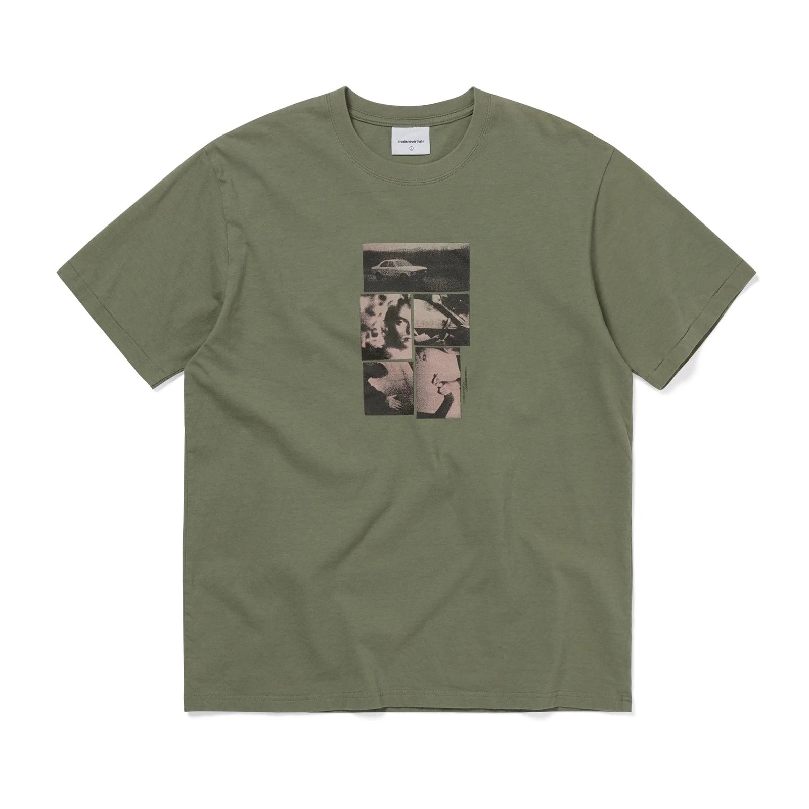 Scenes Tee Sage Green / THISISNEVERTHAT