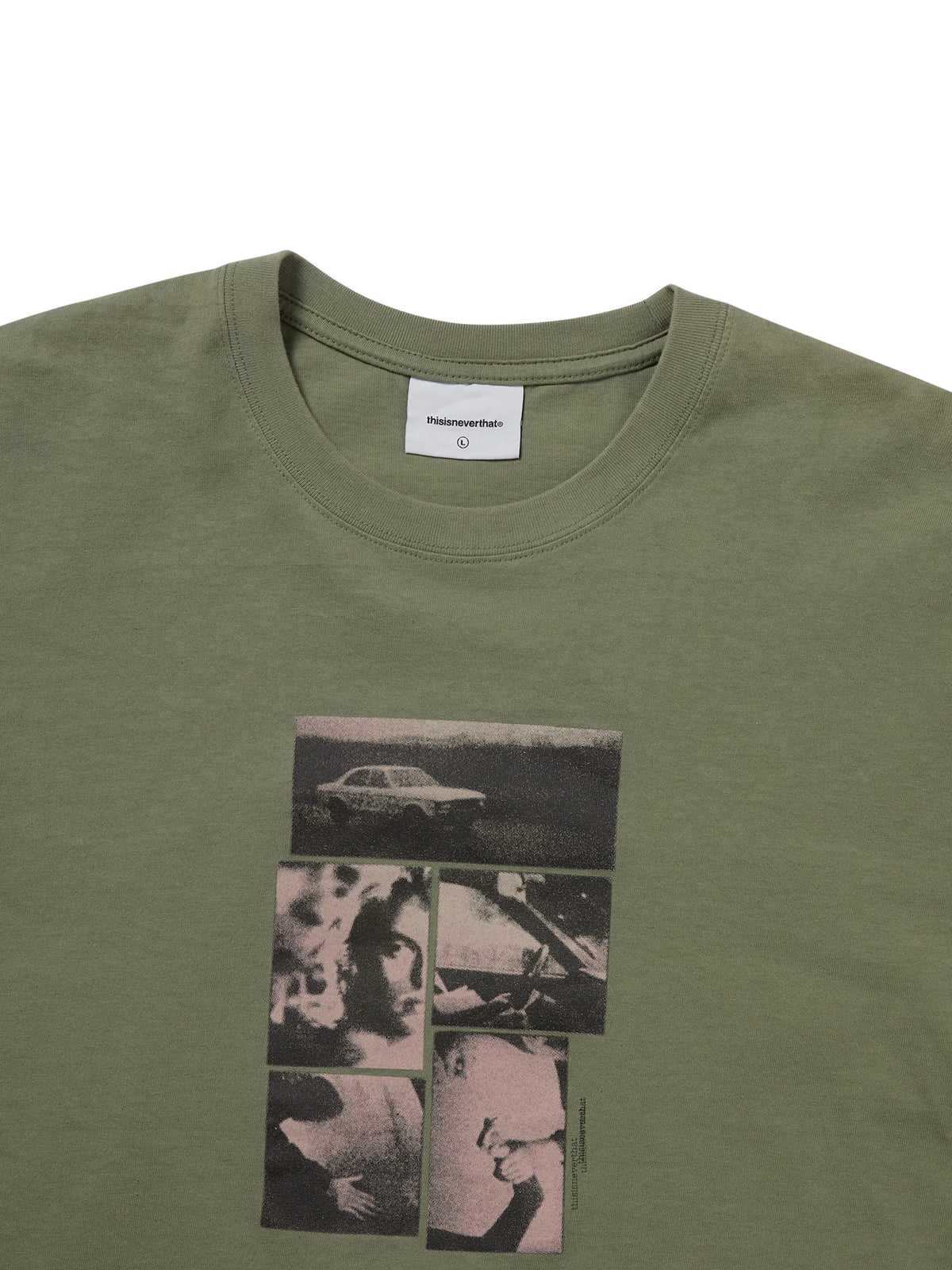 Scenes Tee Sage Green / THISISNEVERTHAT