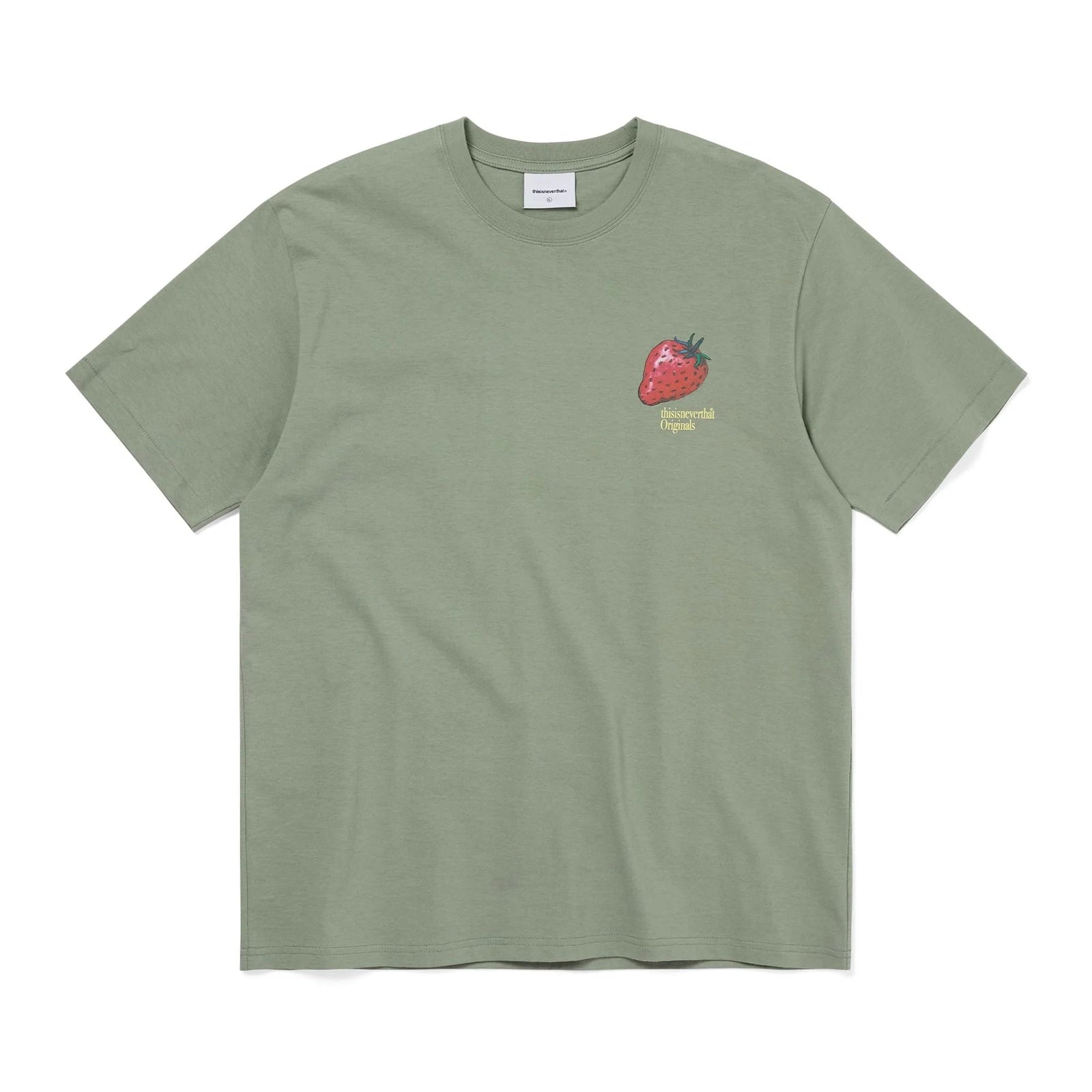Strawberry Tee Light Olive / THISISNEVERTHAT