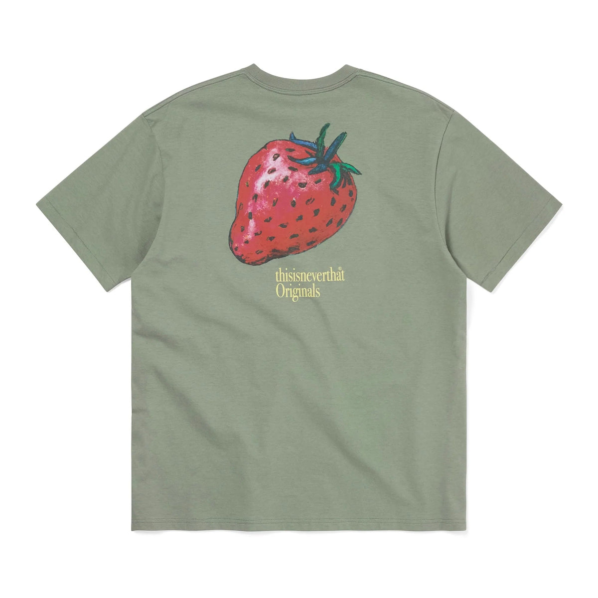 Strawberry Tee Light Olive / THISISNEVERTHAT