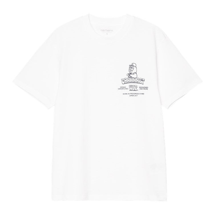 W' S/S Sandwich T-Shirt  / carhartt wip / white