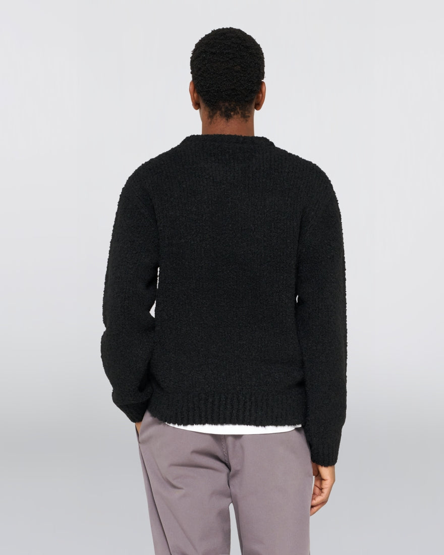 Dun Textured Sweater / EDWIN / BLACK