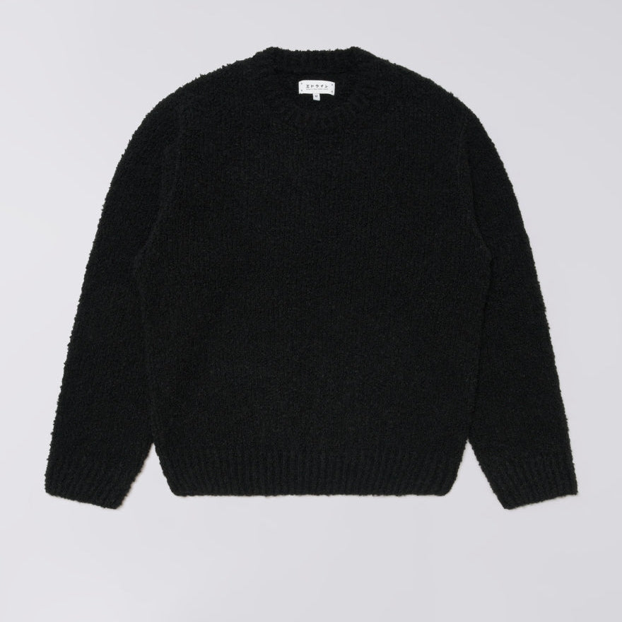 Dun Textured Sweater / EDWIN / BLACK