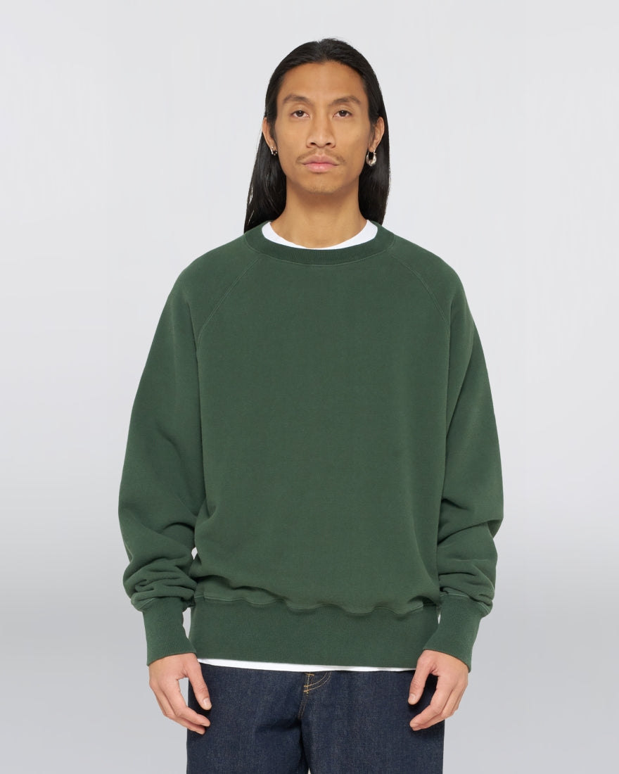 Raglan Sleeve Crew / EDWIN MADE IN JAPAN / GREEN