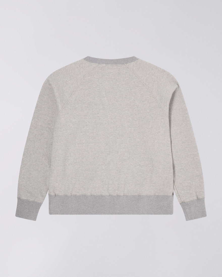 Raglan Sleeve Crew /  EDWIN MADE IN JAPAN / GREY