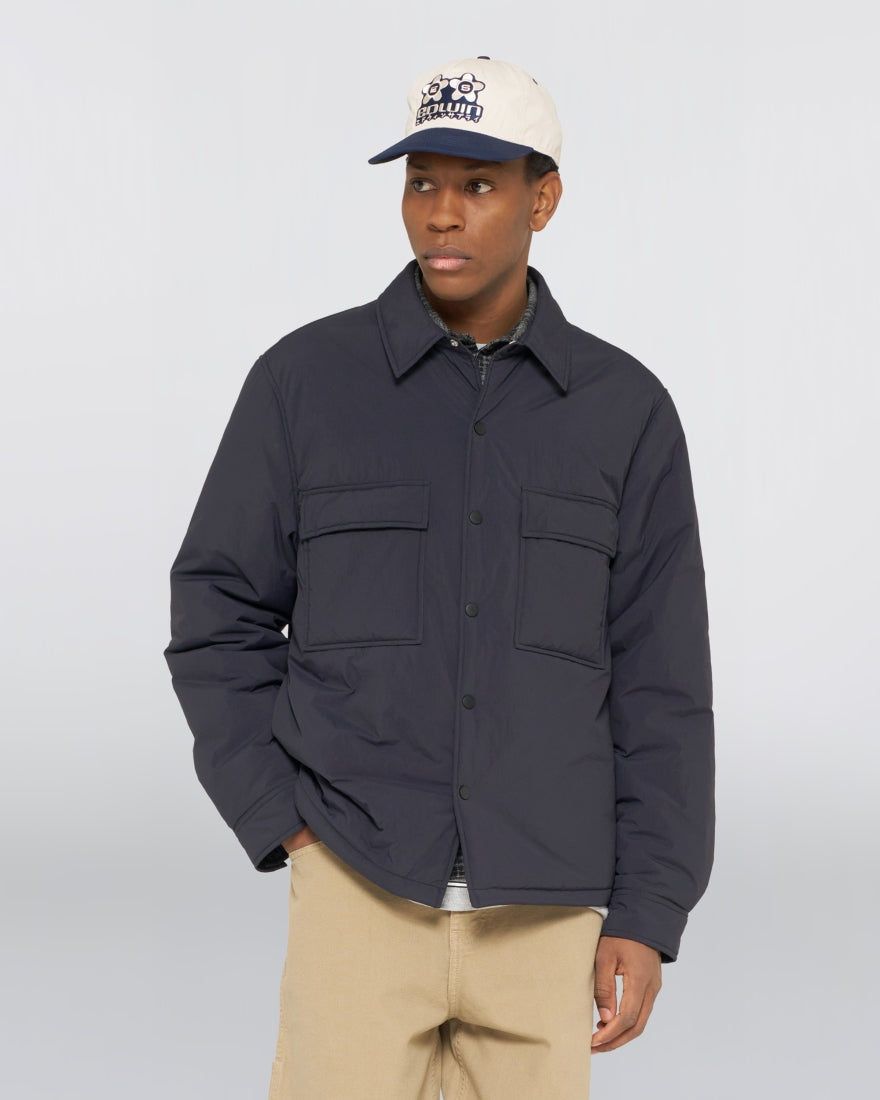 Nest Padded Overshirt LS / edwin / dark navy