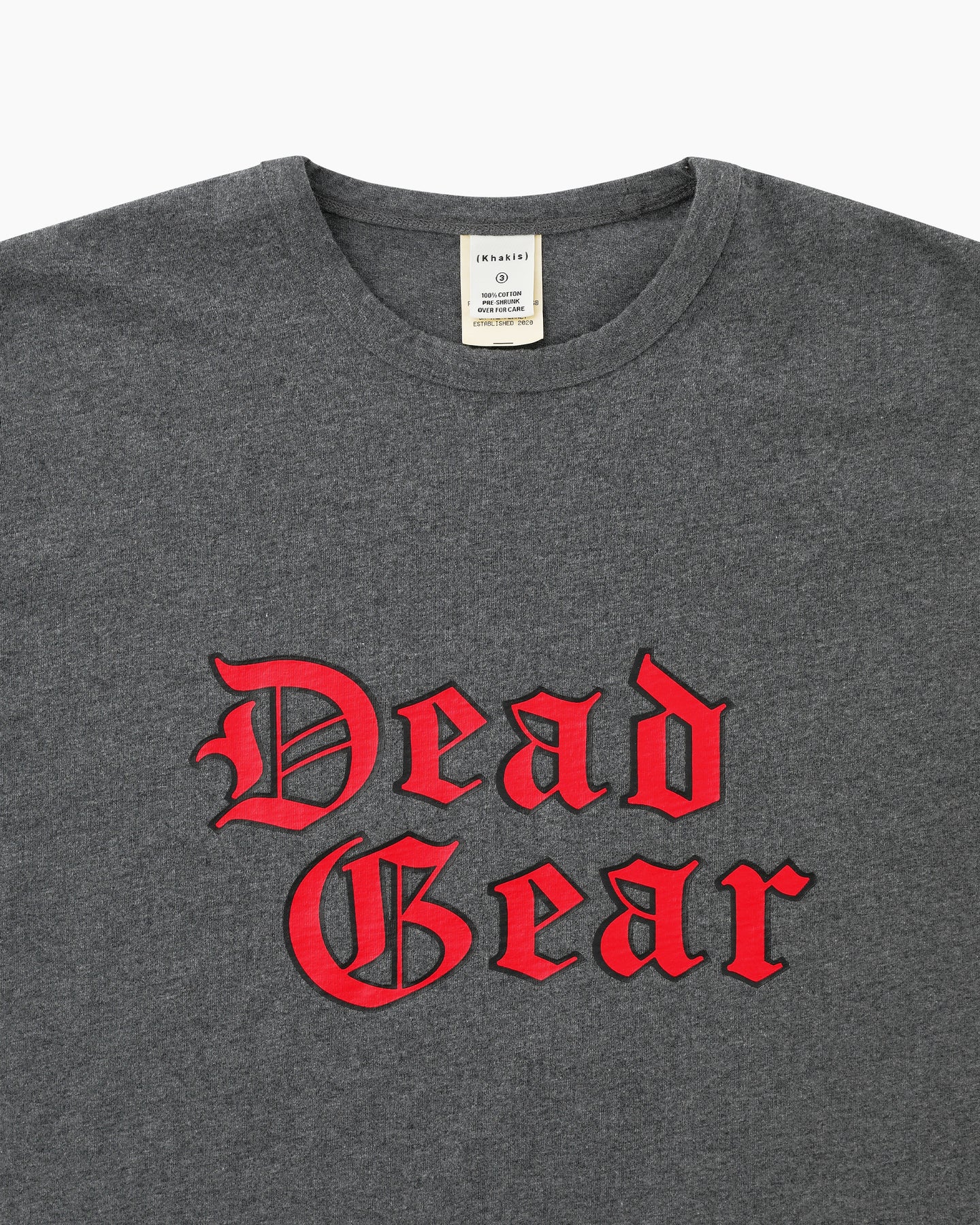 Khakis Dead Gear Tee Charcoal / khakis 2020