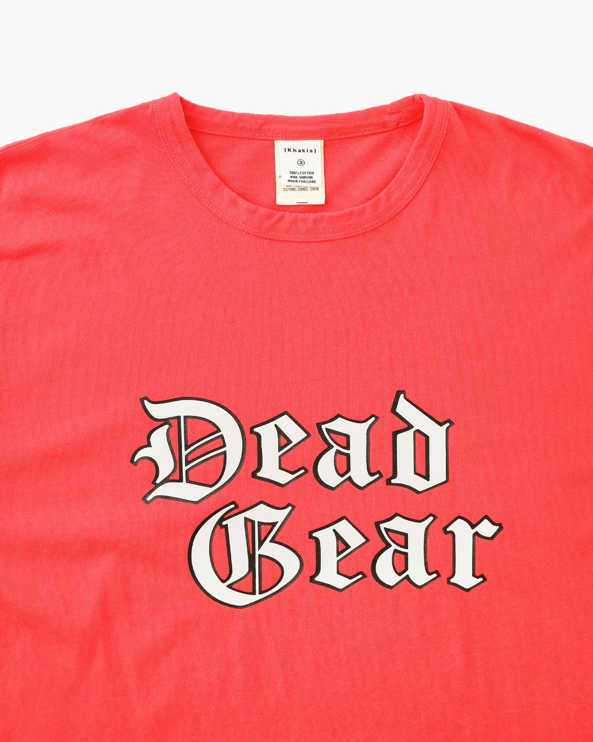 Khakis Dead Gear Tee Red / khakis 2020