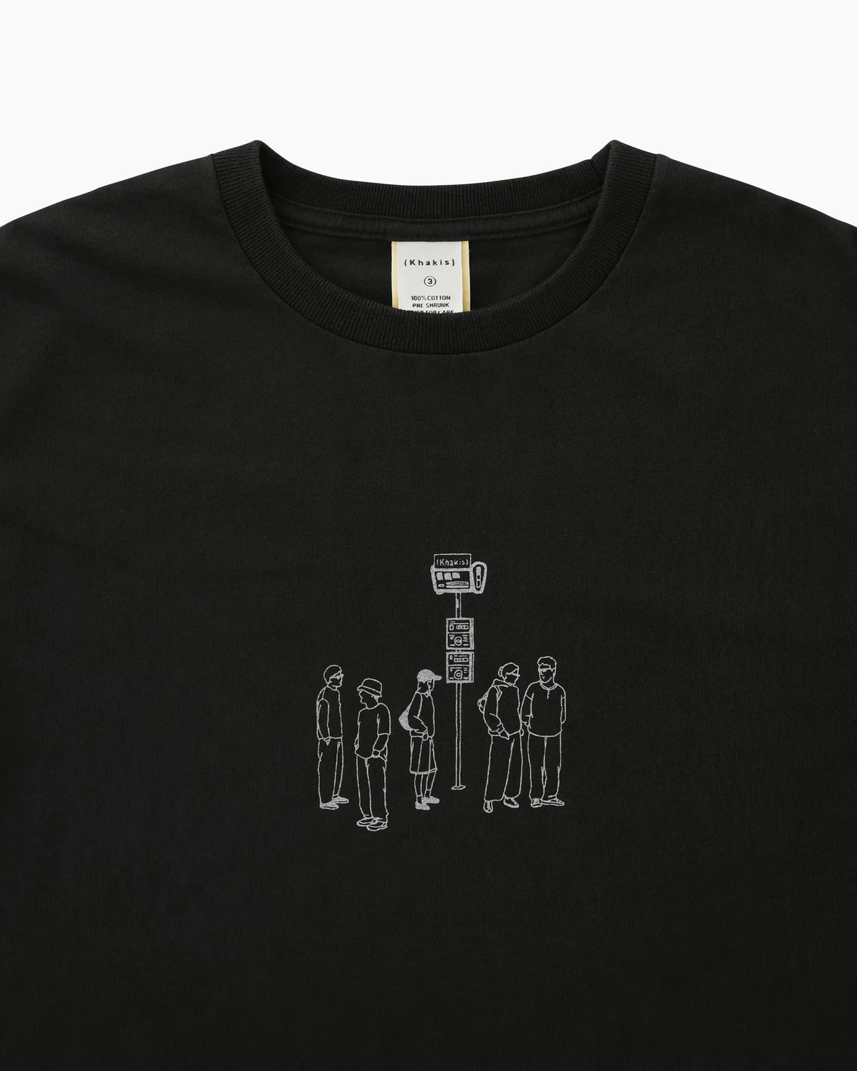Khakis T.W Paris S/S Tee Black / KHAKIS 2020