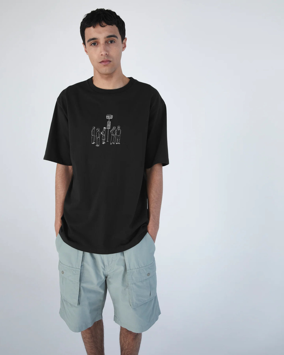 Khakis T.W Paris S/S Tee Black / KHAKIS 2020