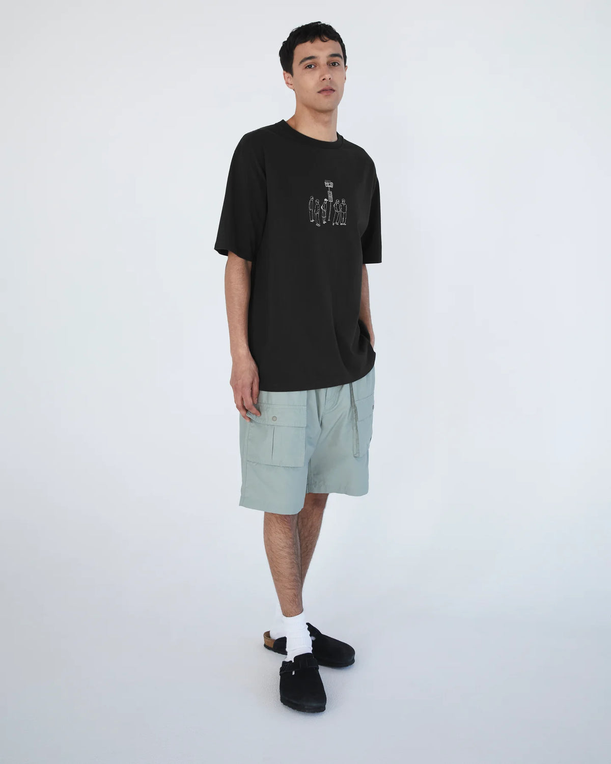 Khakis T.W Paris S/S Tee Black / KHAKIS 2020