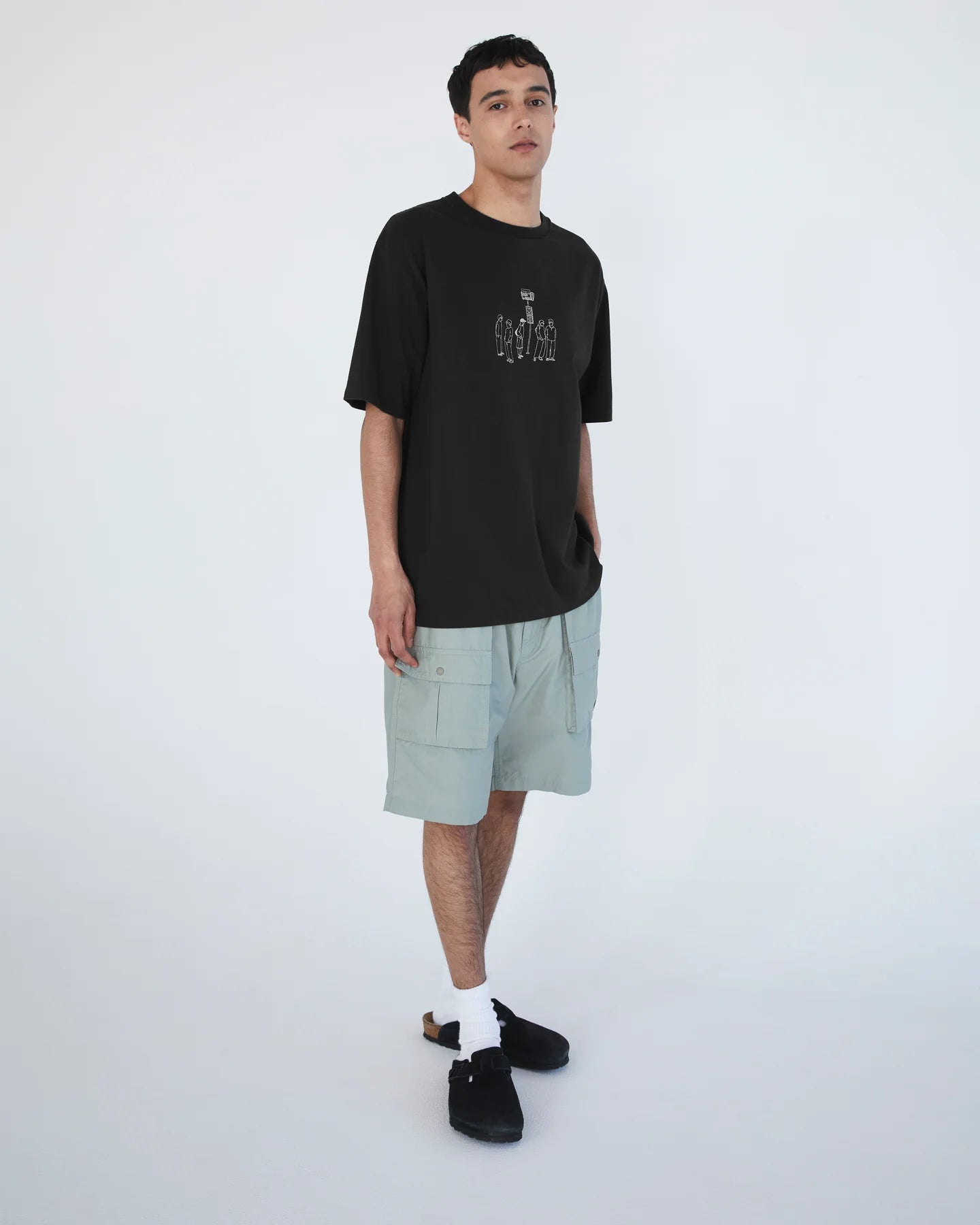 Khakis T.W Paris S/S Tee Black / KHAKIS 2020