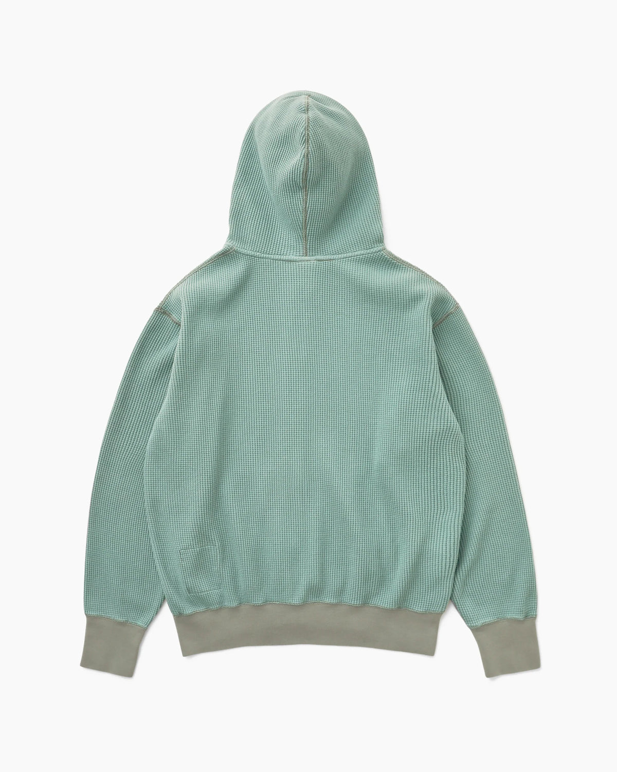 Khakis Waffle Full Zip Hoodie Dusty Teal / khakis 2020