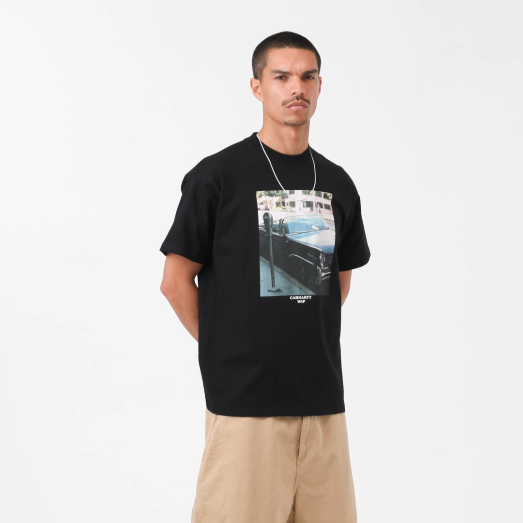 S/S Warm Views T-Shirt / CARHARTT WIP / BLACK