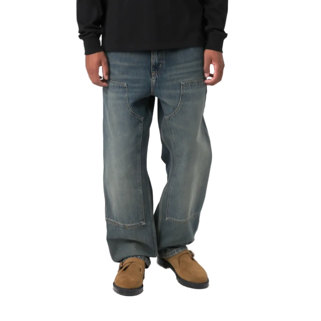 Double Knee Pant / carhartt wip / Blue, Worn used wash
