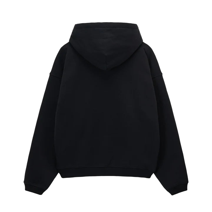 RELAXED OVERSIZED HOODIE / STUSSY / BLACK