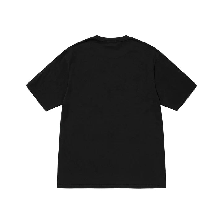 BIG & MEATY PIGMENT DYED TEE / STUSSY / BLACK