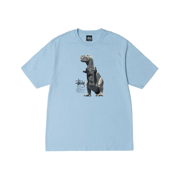 BIG & MEATY PIGMENT DYED TEE / STUSSY / SKY BLUE