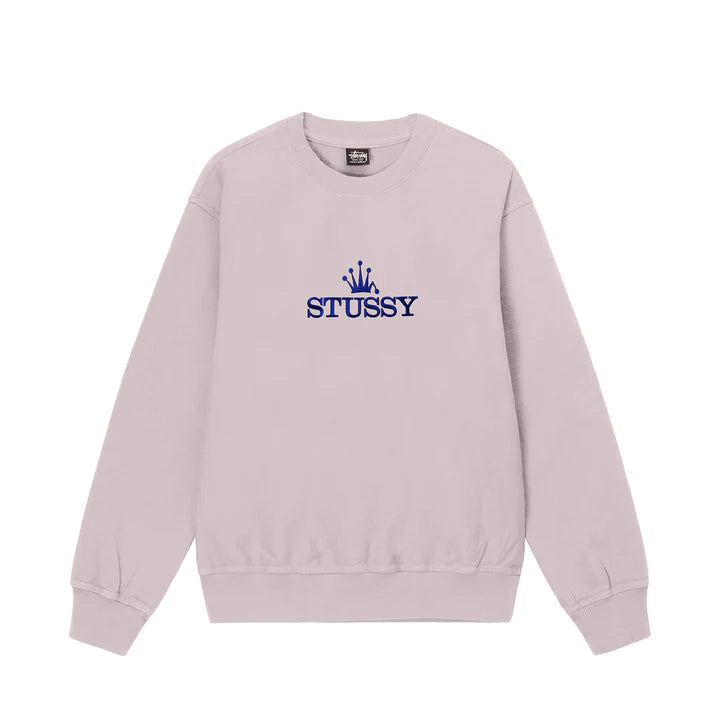 GLAMOUR PIGMENT DYED CREW / STUSSY / BLUSH