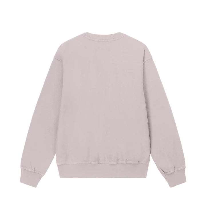 GLAMOUR PIGMENT DYED CREW / STUSSY / BLUSH